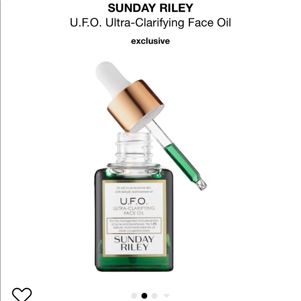 **New in Box** Sunday Riley clarifying facial oil